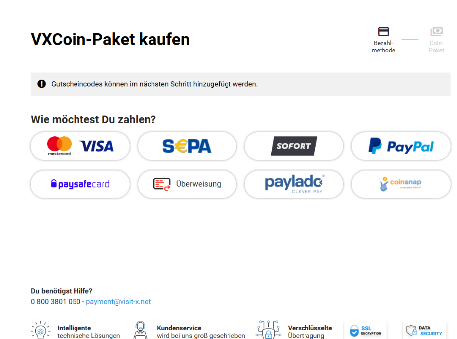 Visit-X Erfahrungen Vxcoin paket kaufen